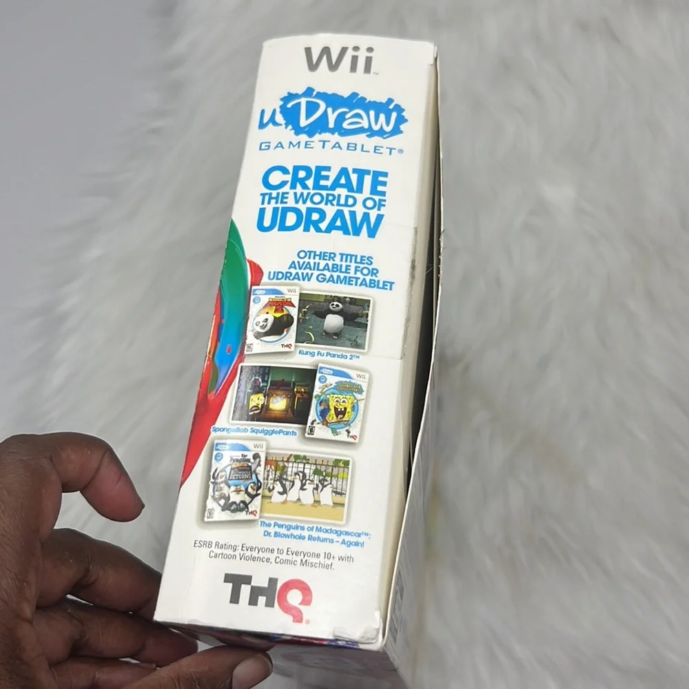 Nintendo Wii uDraw Game tablet with uDraw Studio Instant Artist Black 6” X 4”